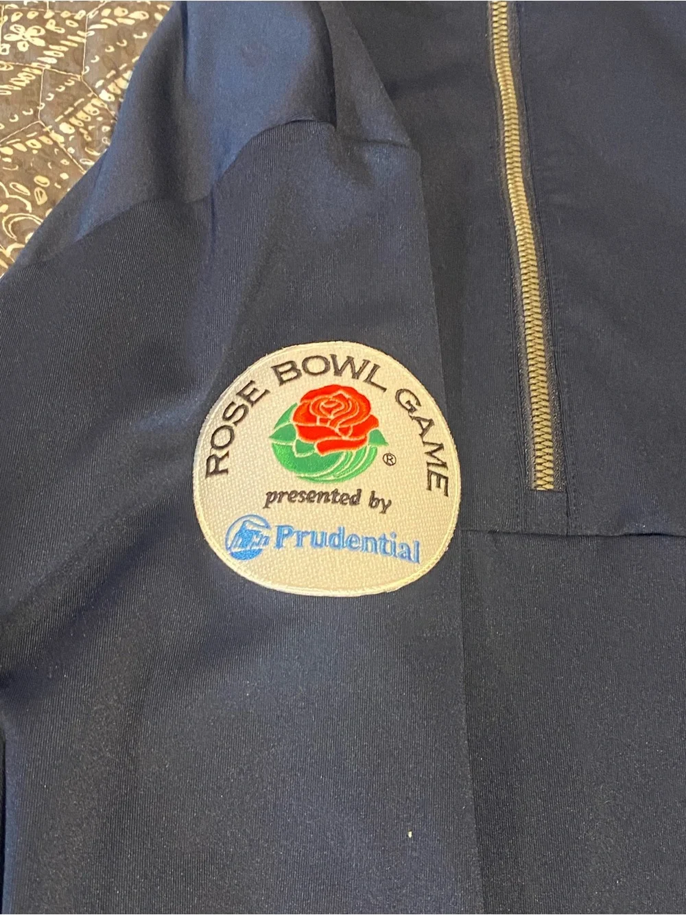 Jordan Navy Blue Michigan National Champions Quarter-Zip Jacket